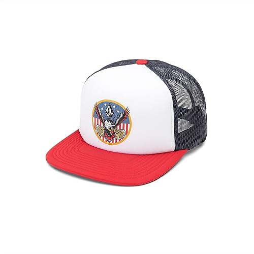 Volcom Sombrero de camionero de malla de queso para hombre