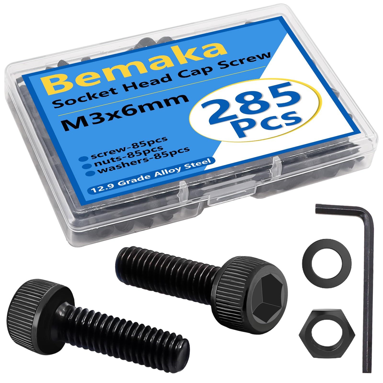 Stainless Steel Bolt & Nut Kit - 237PCS -32 Stainless Steel Bolt & Nut Kit - 237PCS -32