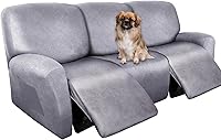 Vista 13 de Fundas para Silla Reclinable de Aspecto de Cuero, 4 Piezas, Funda Lazy Boy para Silla Reclinable, Funda de Sofá Suave, Protector de Muebles Lavable