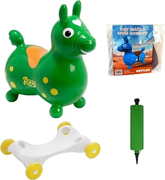 Gymnic Rody with Speedy Base and Saddle Green Rody & Speedy Base with Saddle