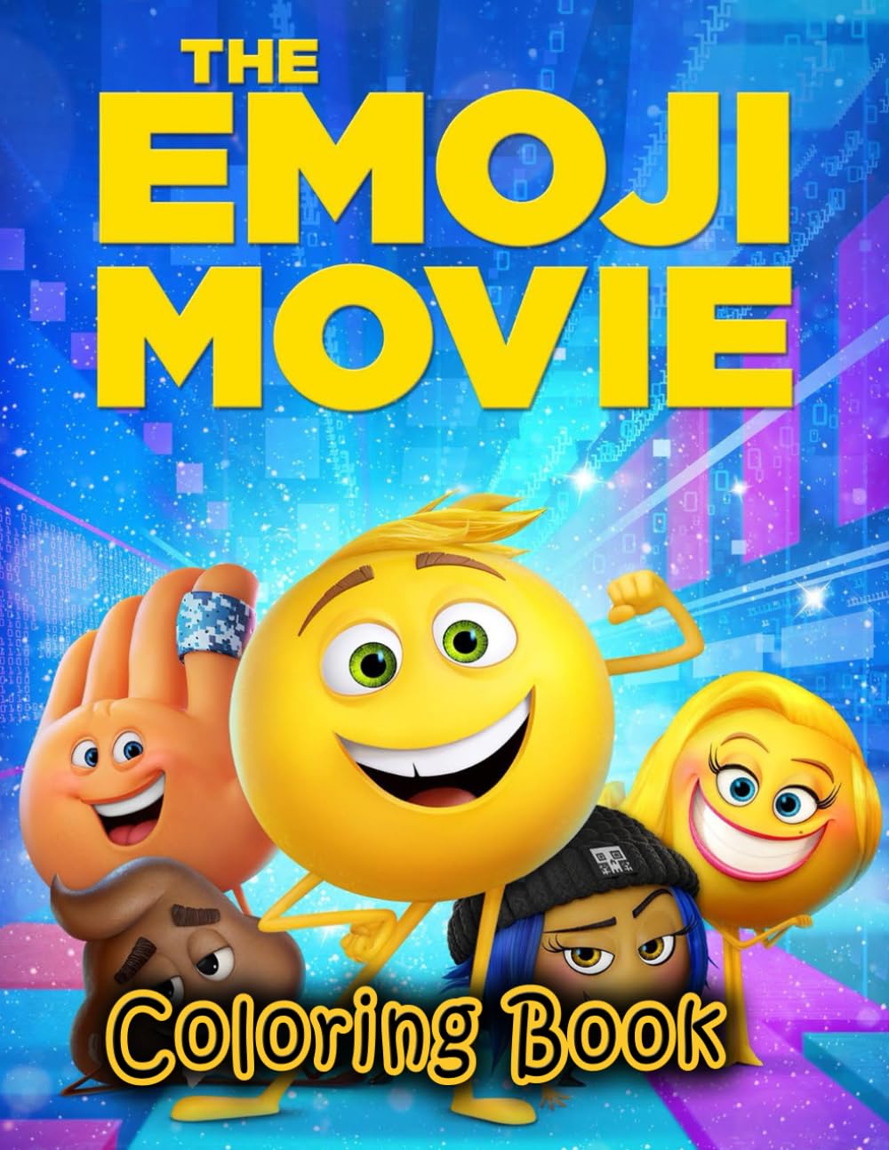 The Emoji Movie Coloring Book: Great Gifts for Kids, Boys, Girls, Ages 4-8 Relax & Enjoy