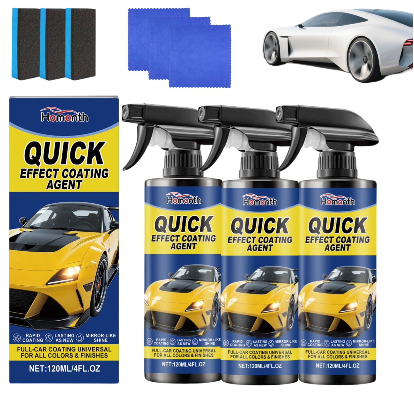 Amazon.co.jp: ドイツ技術 車用コーティング剤 120ml 驚きの撥水効果