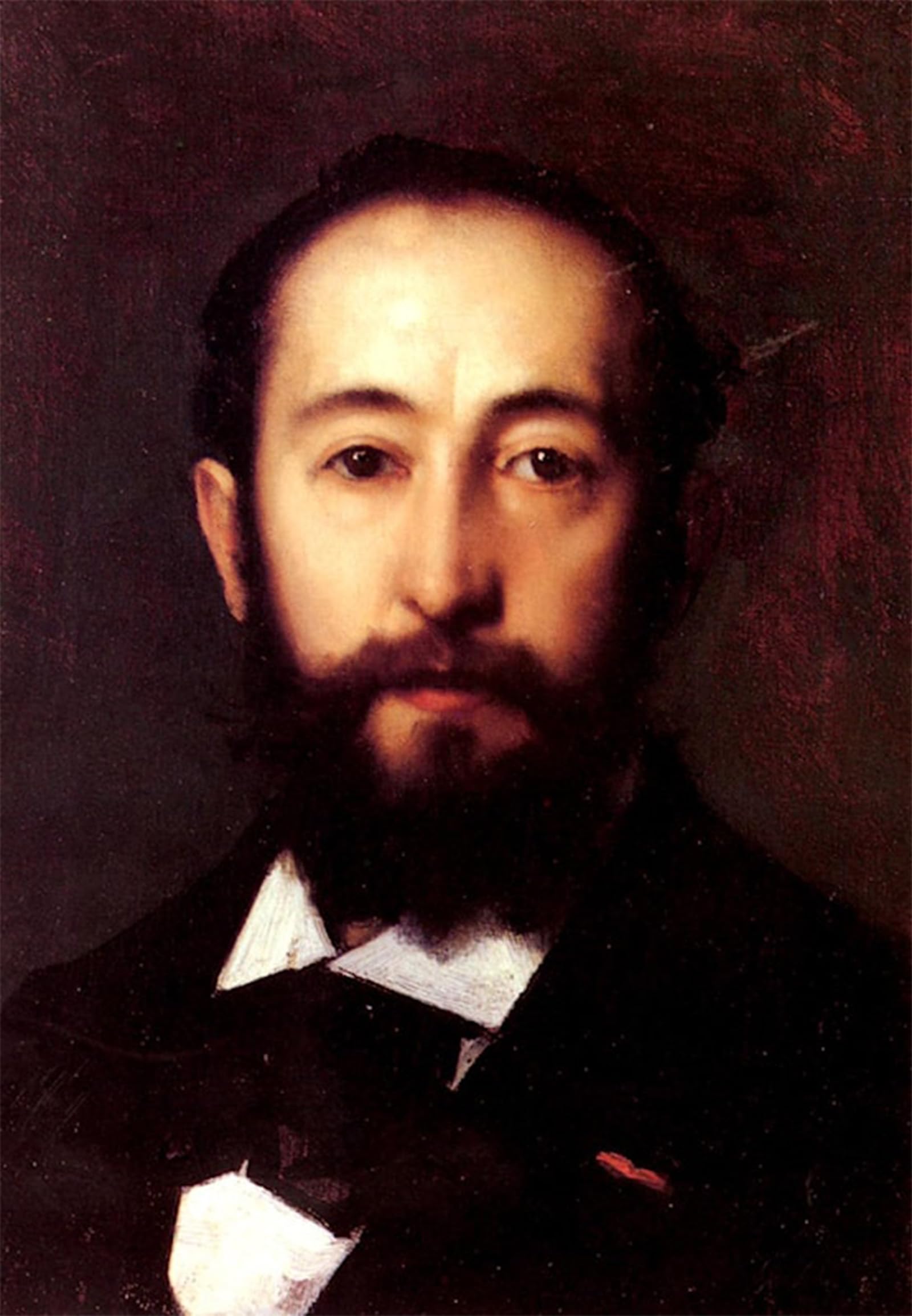 POSTERIIk Vintage Art Print Images Pictures Print Portrait D'homme by Jean-jacques Henner Modern Colour Posters for Office Home Decor 60x90cm