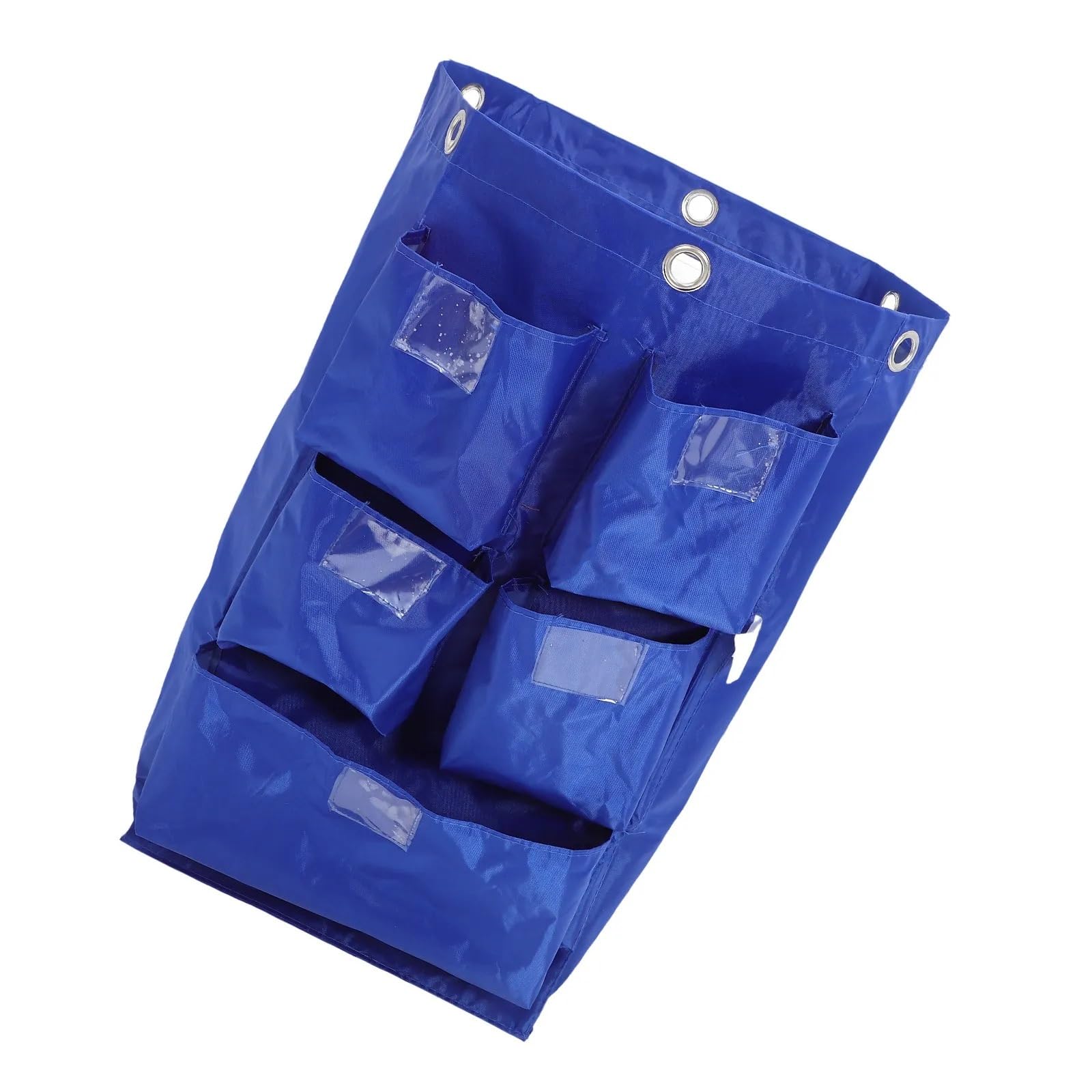 Janitorial Cart Bag Heavy Duty Oxford Cloth Cleaning Trolley Trash Collecting Replacement Housekeeping Storage Bag