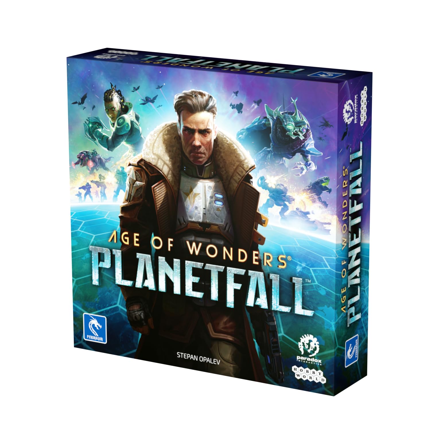 Pendragon - Age of Wonders Planetfall - Edizione Italiana - Gioco da Tavolo, Gestione Risorse, Esplorazione, Conquista i Pianeti ed Espanditi, Competitivo | 2 a 6 giocatori | 14+ |