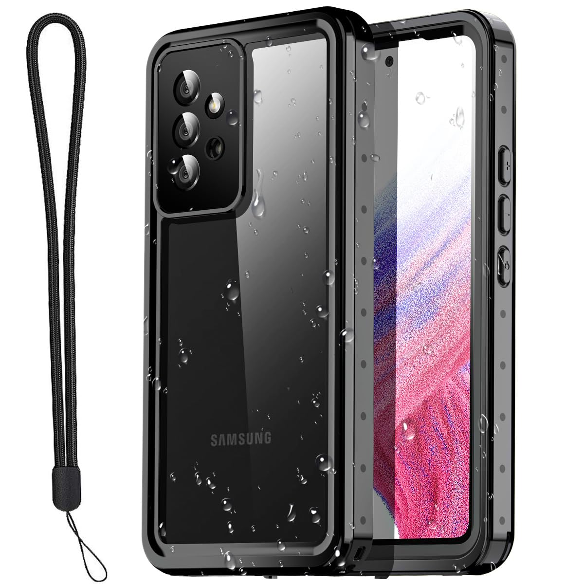 AICase Waterproof Case for Samsung Galaxy A53 5G (6.5") Snowproof, Dustproof and Shockproof, IP68 Certified Full Body Protection Fully Sealed