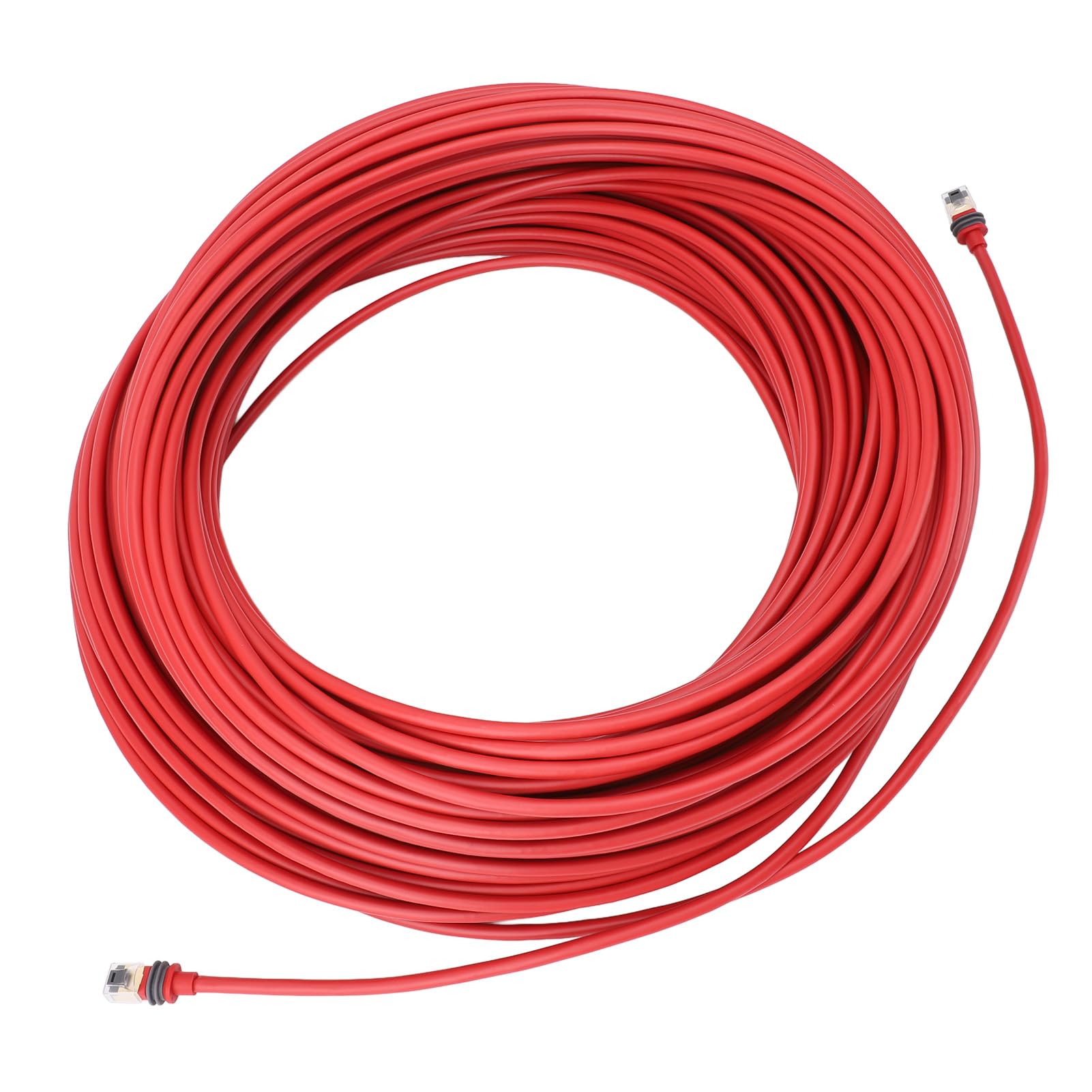 Qcwwy Inne Części do Sprzętu Domowego Przedłużacz Satelitarny IP68 Wodoodporny, 1200 Mb/s, Szybki, z Pozłacanymi Złączami do Routera Wewnątrz, Użytku na Zewnątrz Zamienny Kabel o Długości 300 Stóp