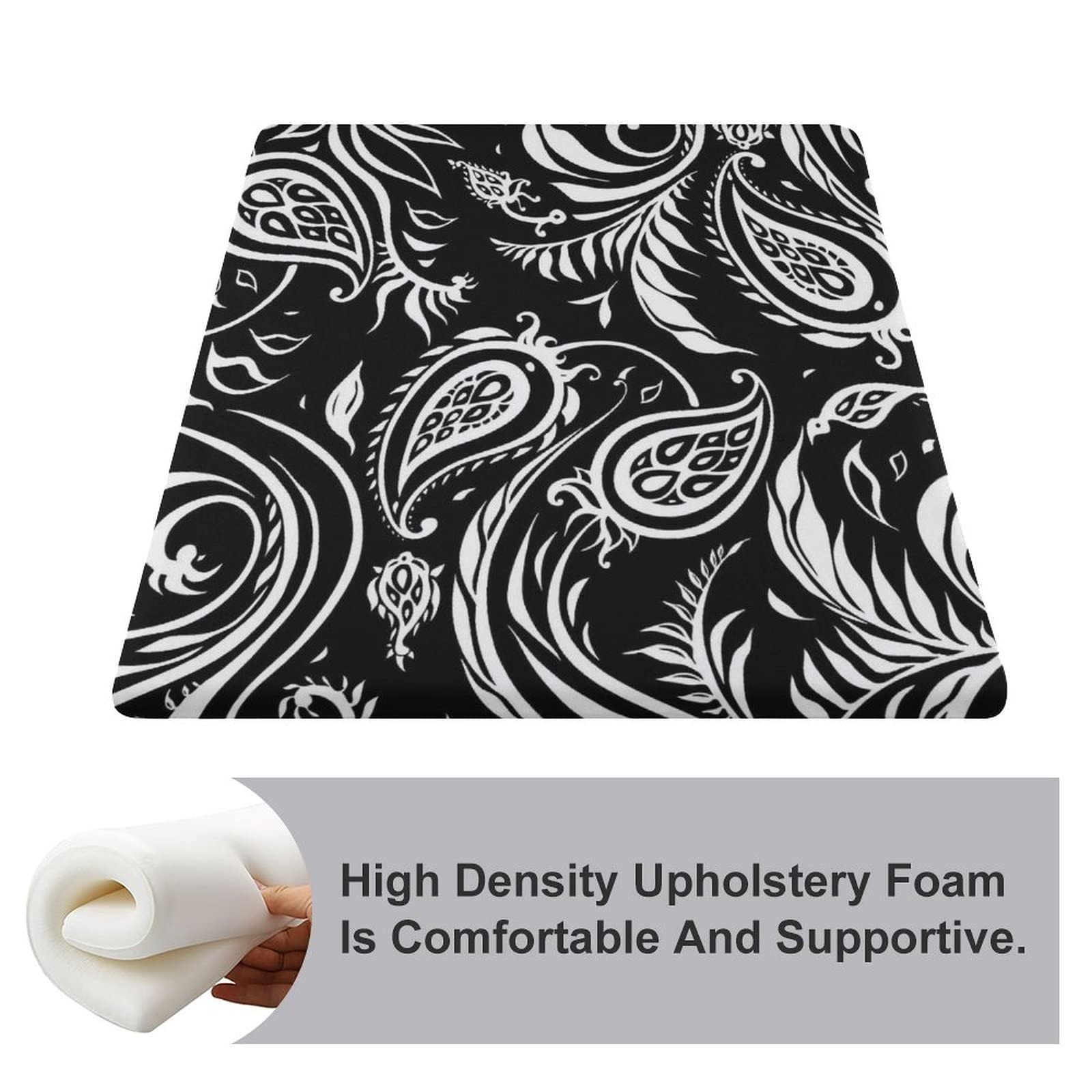 Amazon.co.jp: 座布団 クッション ペイズリー柄 スクエアクッション