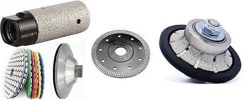 3/4 "Demi Bullnose Diamond Router bit profiler B20 piedra granito mármol porcelana cerámica hoja de sierra Buffer