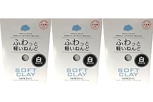 Daiso Soft Clay 3 Set White