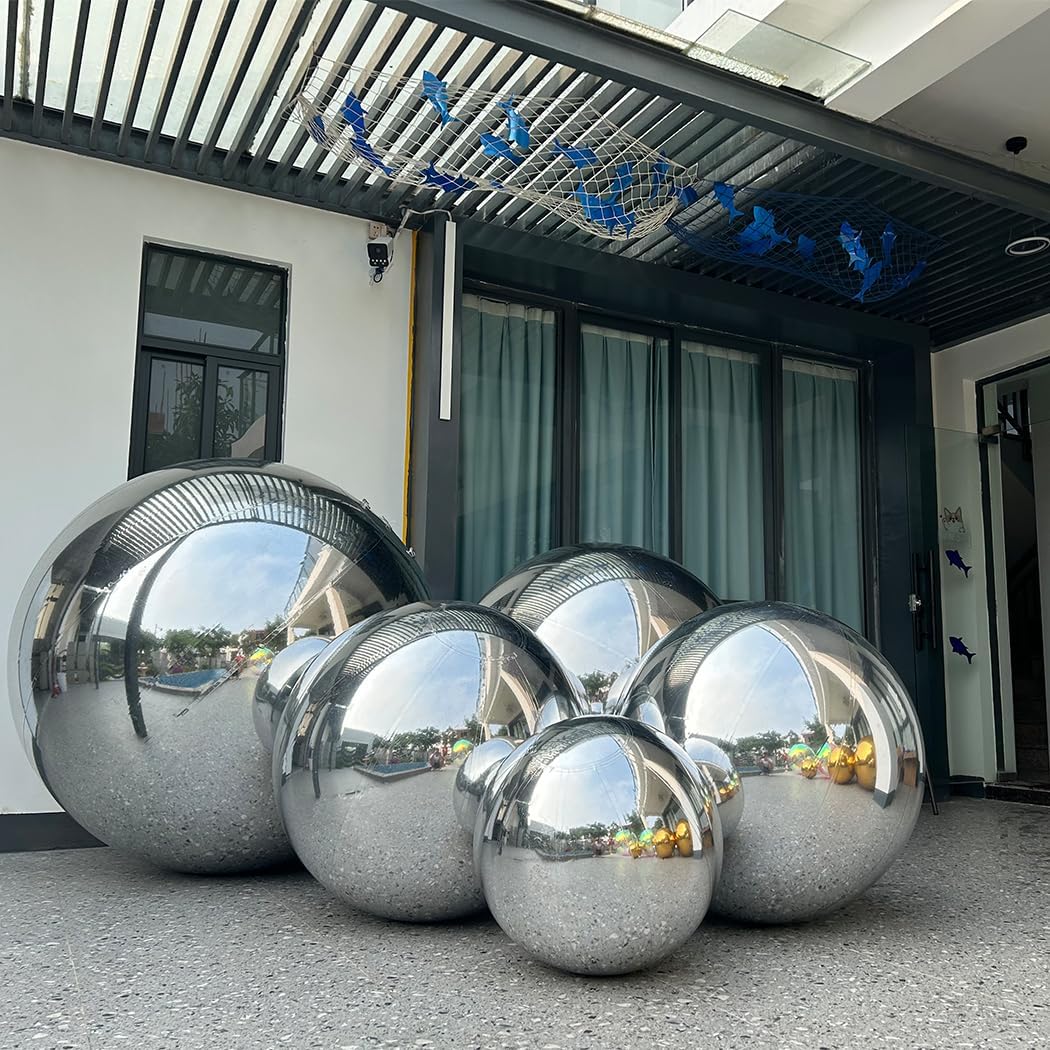 Inflatable Mirror Ball 0.8m/31.5in Big Shiny Balls Airtight