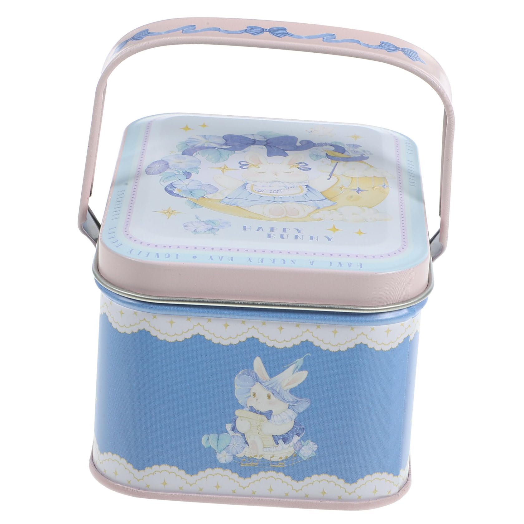 Caja de hojalata para regalos y galletas en celebraciones especiales, juego de 4 recipientes