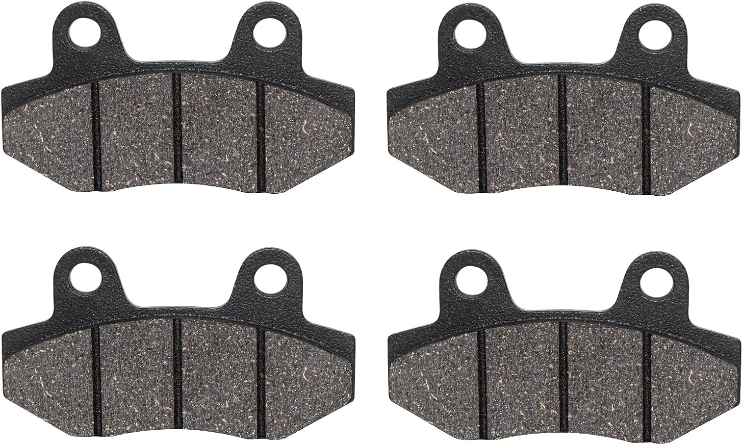Rear Disc Brake Pads for Coleman B200 B200R RB200 B200RSV B200C Mini Bike Gy6 49cc 50cc 125cc 150cc 200cc 250cc ATV Roketa Baja Sun Scooter Yerf-Dog 150cc Go kart Taotao Pit Dirt Bike Parts 4 Pcs