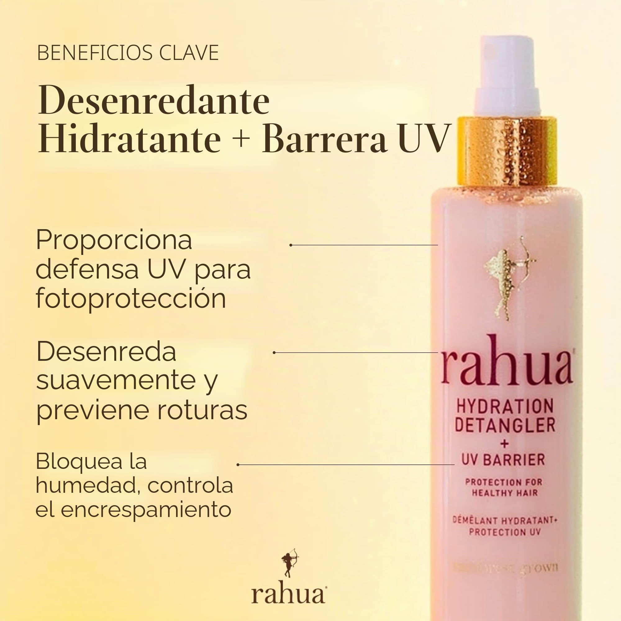 Rahua Hydration Detangler + Barrera UV 193 ml Suaviza el Cabello y Frizz
