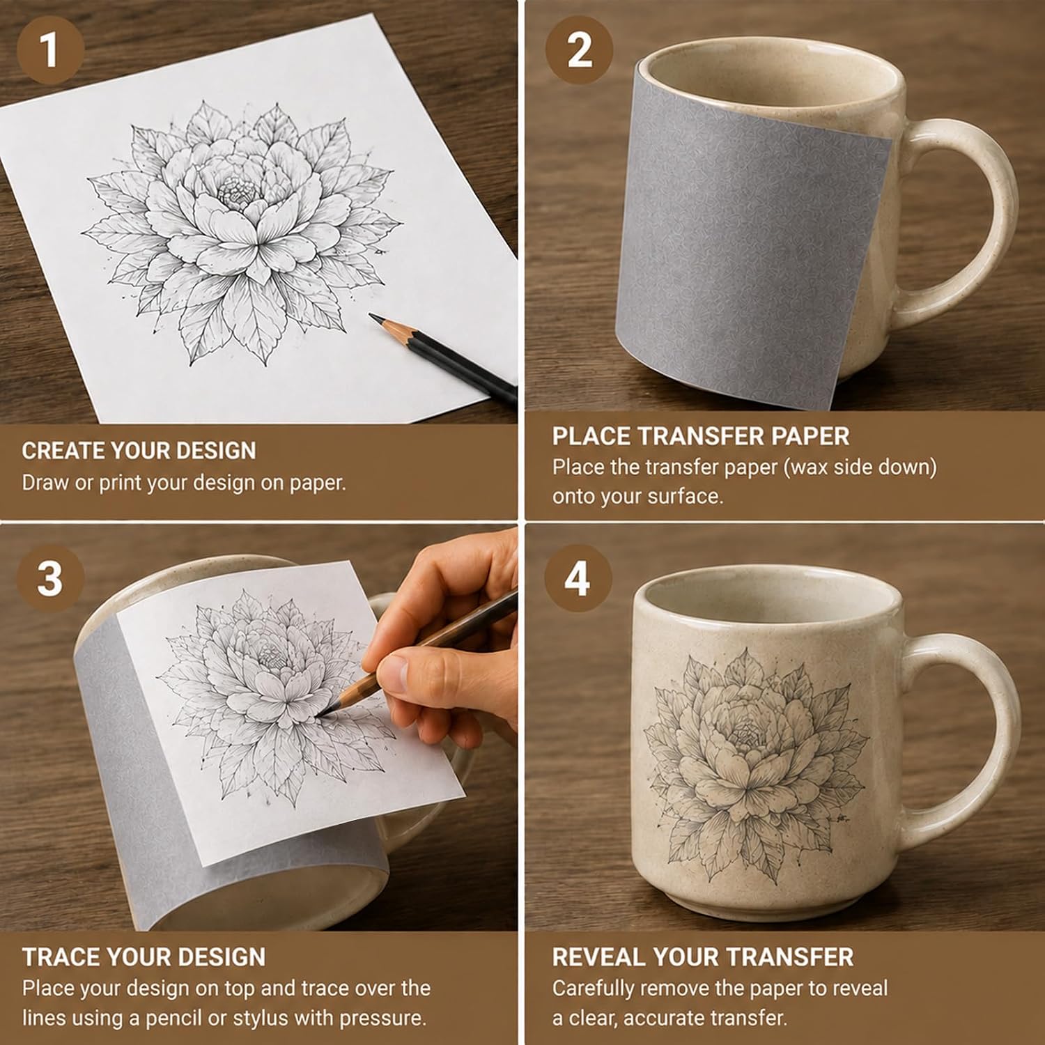Fuyoooo 1 Roll Extra Large Graphite Transfer Paper 17 in x 90 ft Wax-Free Carbon Paper for Tracing Drawing and Sketching Transfer on Canvas Wood Ceramic Metal and Crafts (Gray)