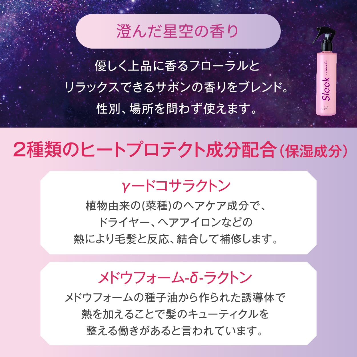 Amazon | スリーク バイ サラサロン 3Way リペアオイルミスト 200ml 