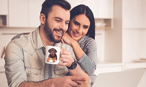 Miniatura 4 de Winston & Bear Rottweiler - Taza de café de cerámica divertida para los amantes de los perros, mamá y papá Rottie (11 onzas)