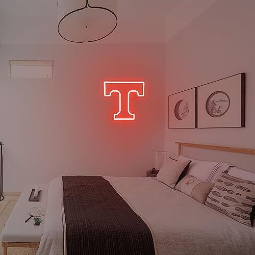 Miniatura 8 de Letrero de neón de Tennessee para decoración de pared, letrero LED de neón para dormitorio, letrero de luz con nombre de ciudad para cueva de
