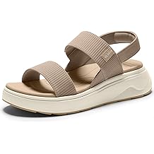 Women's platform sandals Comfortable Cushioned Walking Shoes with Soft Insole Backstrap Casual Open Toe Summer Sandals