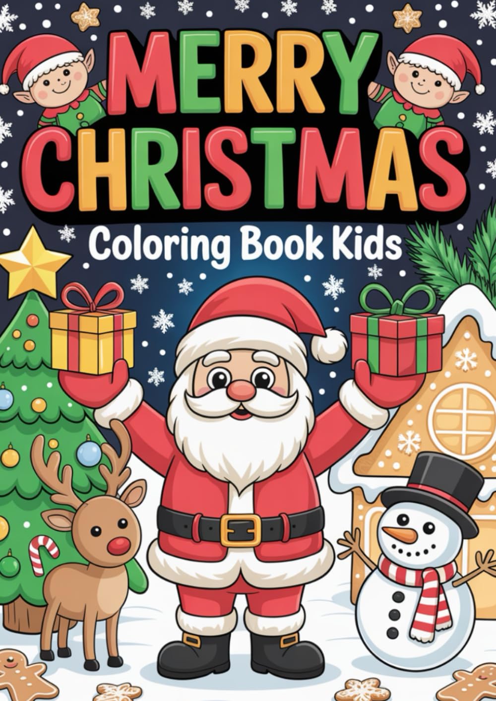 Merry Christmas Coloring Book Kids