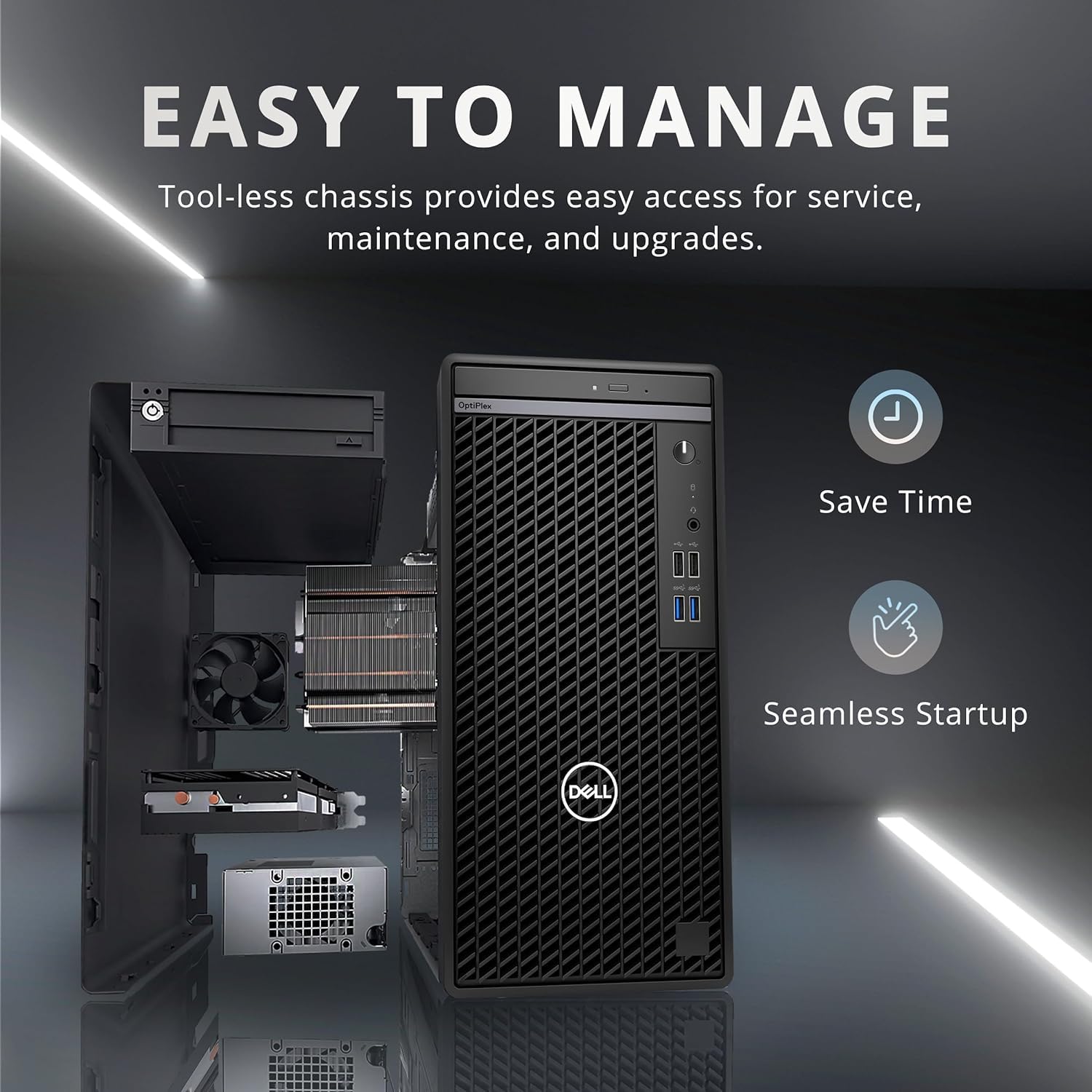 Desktop DELL Vostro 3268 SFF, Procesador Intel Core i7 7700 (hasta