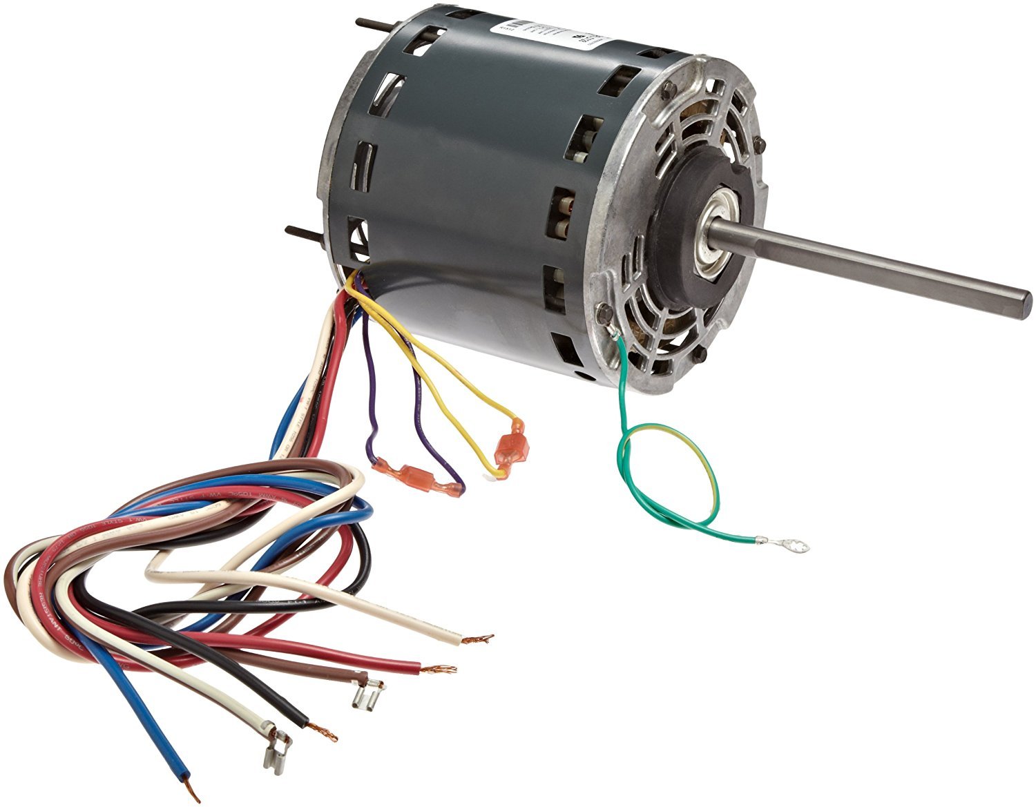 Fasco D728 5.6" Frame Open Ventilated Permanent Split Capacitor Direct Drive Blower Motor with Sleeve Bearing, 3/4-1/2-1/3HP, 1075rpm, 115V, 60Hz, 10.5-6.9-4.8 amps
