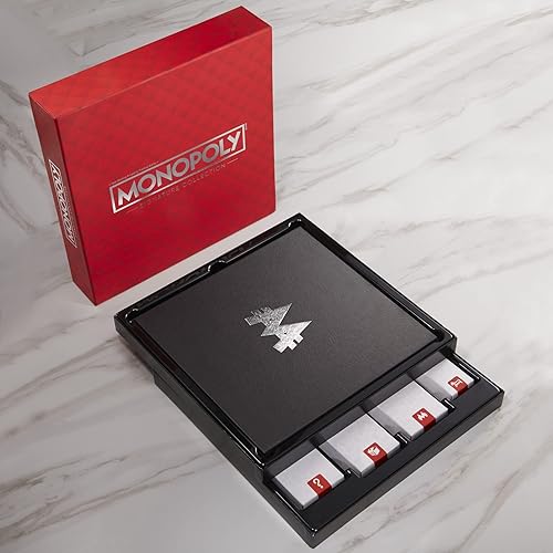 Miniatura 4 de Monopoly Signature Collection - Juego de mesa familiar para 2 a 6 jugadores, embalaje y componentes premium, almacenamiento en caja, juego familiar