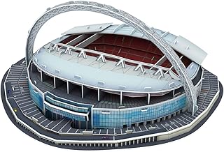Comprar Rompecabezas 3D para estadio de fútbol, club de rompecabezas, microbloques de bricolaje, kits de construcción, de papel, cartón, modelo, adornos, colección conmemorativa de fans (grande, Wembley)