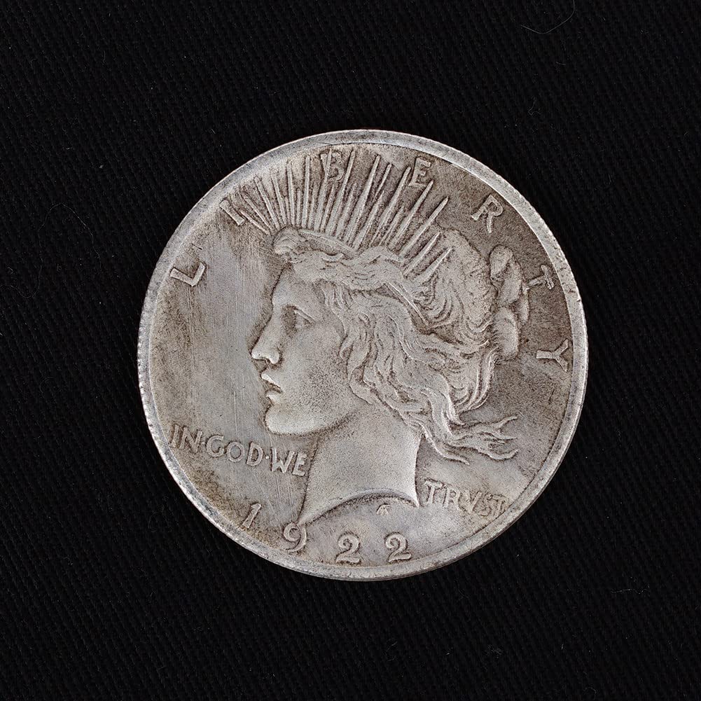 Amazon.co.jp: ダーク ナイト ハーヴェイ 1922年 アメリカの女神像 両面ヘッド スクラッチ 記念 シルバー ダラー 両面コイン :  ホビー