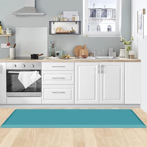 Miniatura 185 de KitchenClouds - Tapete antifatiga acolchado para cocina, impermeable, antideslizante, cómodo, para escritorio de pie, fregadero y oficina, 17.3 x 39