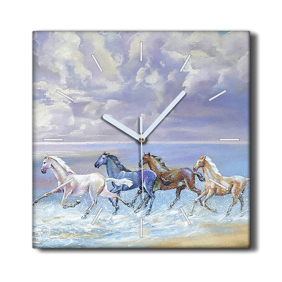 Horloge Murale Le Salon Côte Chevaux : L'Échappée Sauvage chez Vous
