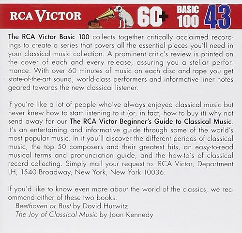 Miniatura 2 de Prokofiev Pedro y el lobo Britten Guía para jóvenes de la orquesta Saint-Saens Carnaval de los animales RCA Victor Basic 100, Volumen 43