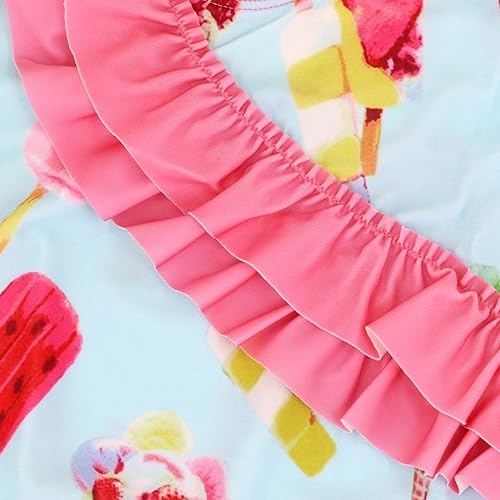 Miniatura 4 de Traje de baño de una pieza para niña pequeña Traje de baño de dos piezas para niñas de 1 a 6 años