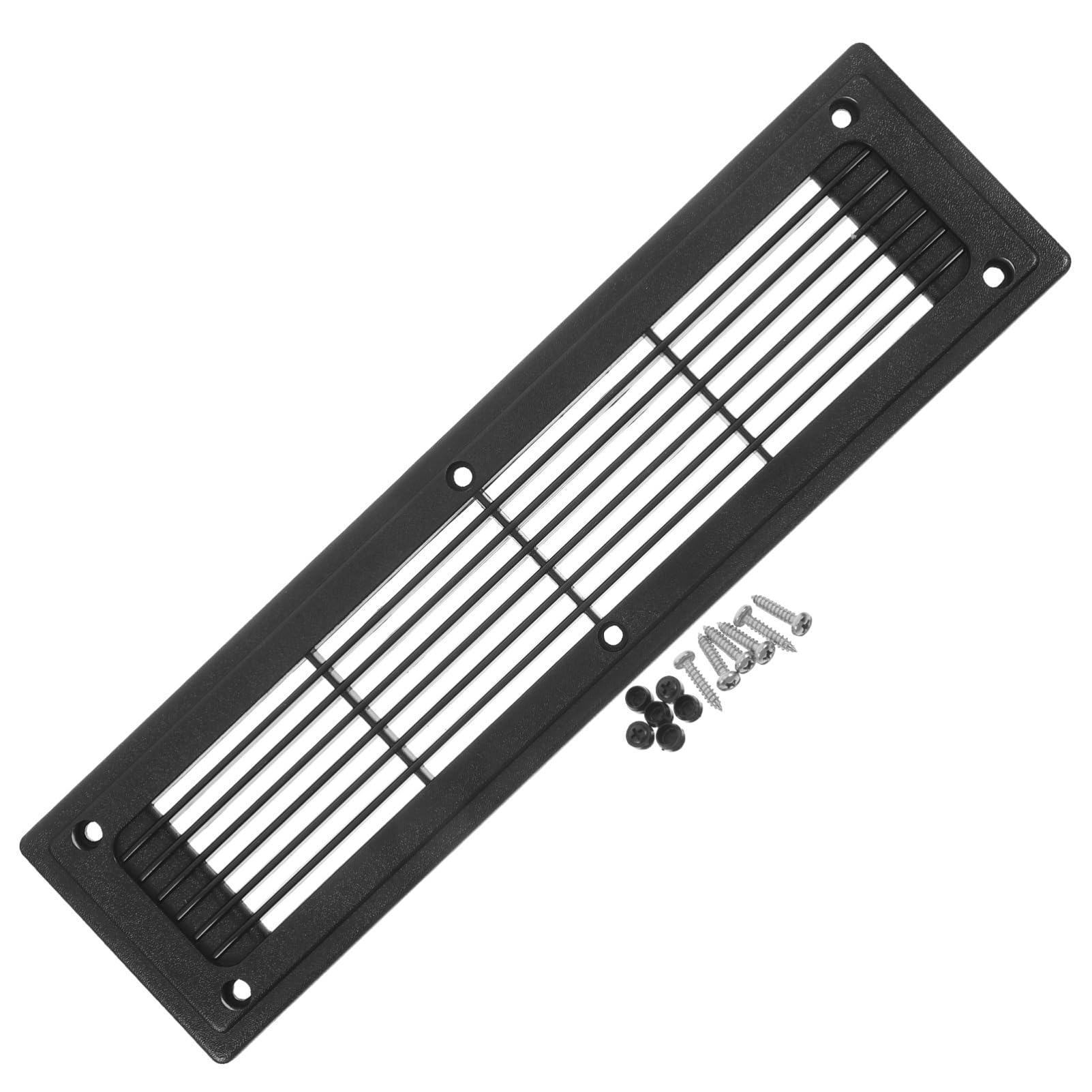 Aérateur à lames pour bateau et grille de ventilation droite noire NUOBESTY x5