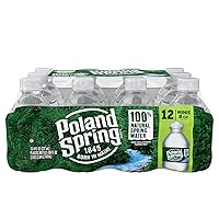 Vista 1 de Poland Spring Media pinta de agua natural de manantial, 8 onzas líquidas (paquete de 48)