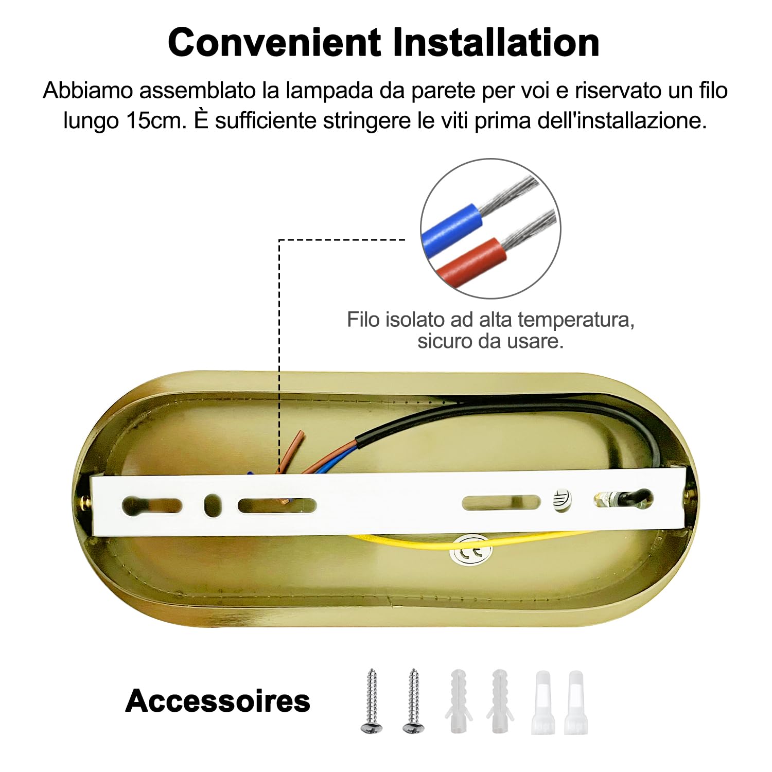 Applique Da Parete Orientabile 2 Luci - Stile Industriale Vintage Oro | E27 | Per Bagno, Camera, Soggiorno - Foto 7
