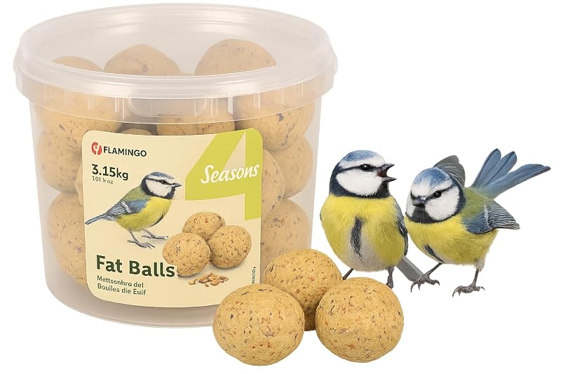 Bolas de gordura para aves silvestres FLAMINGO sem rede, 35 unidades, 3,15 kg