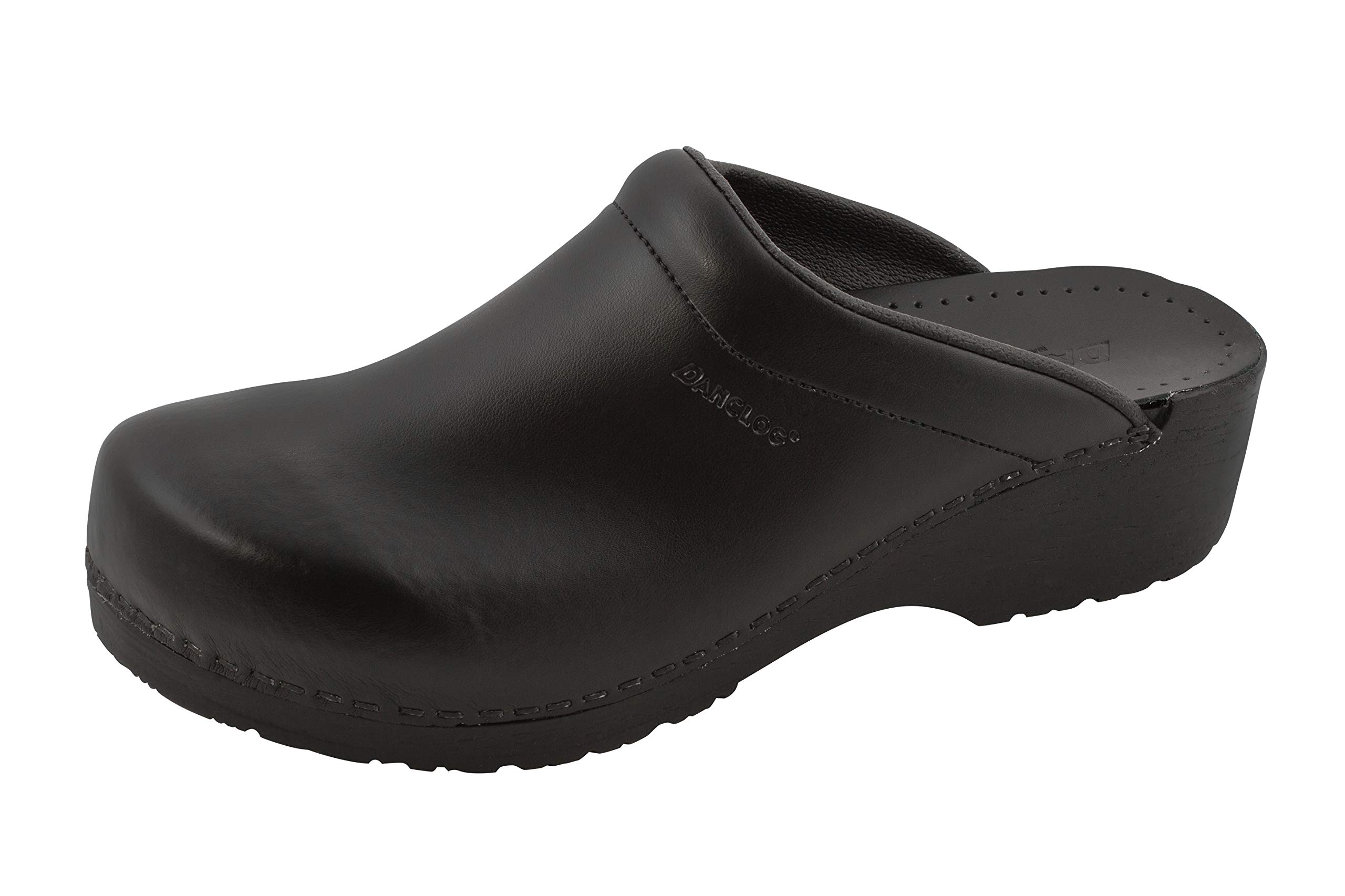 Euro-Dan Original DanClog en cuir véritable Noir