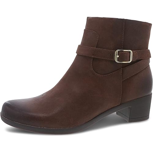 Dansko Womens Cagney Heeled Bootie - comfort, arch support, pull on bootie