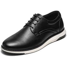 HEEZ Mens Dress Sneakers Casual Dress Shoes for Men Comfortable Oxford