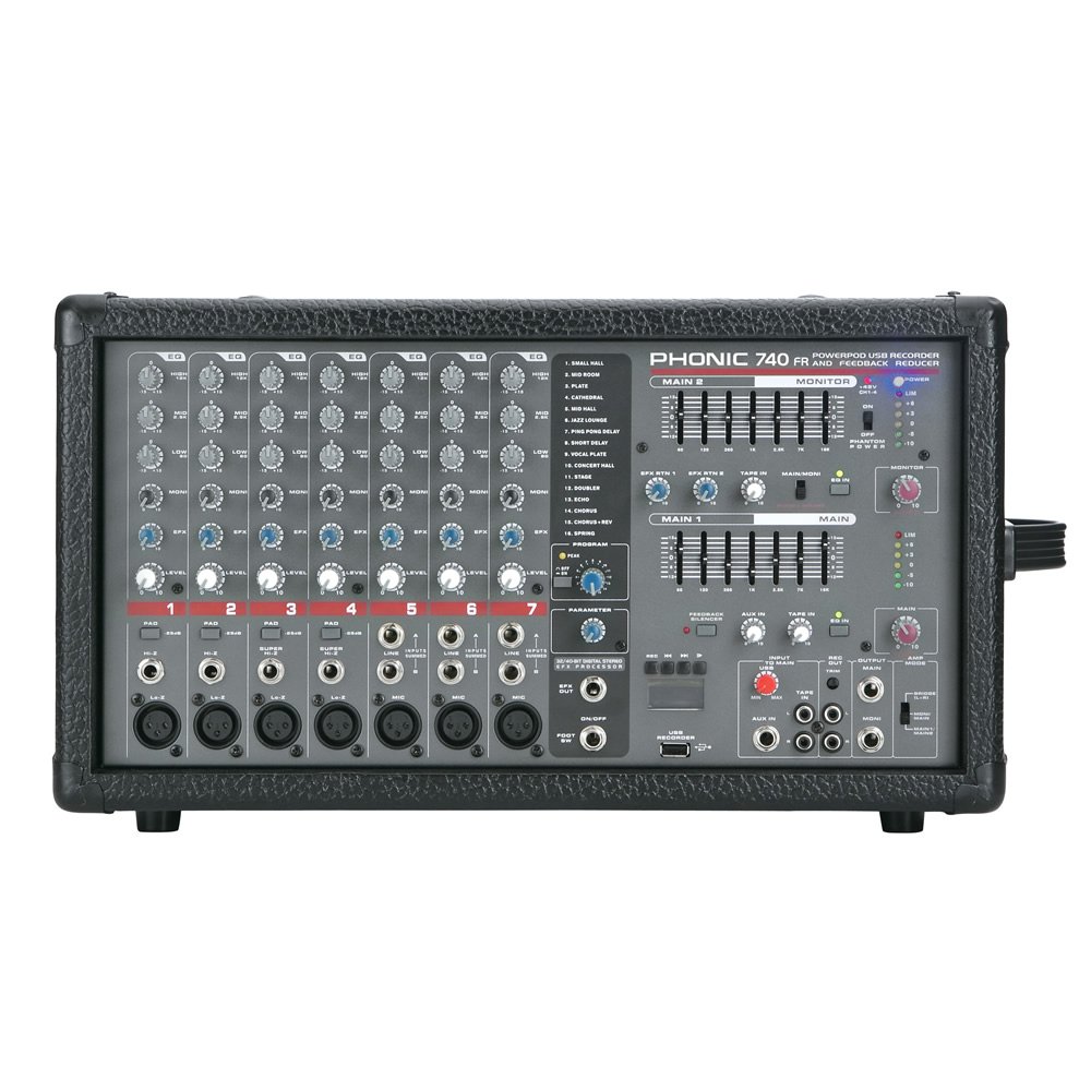 Amazon | PHONIC フォニック POWERPOD 740 FR / Powered Mixer