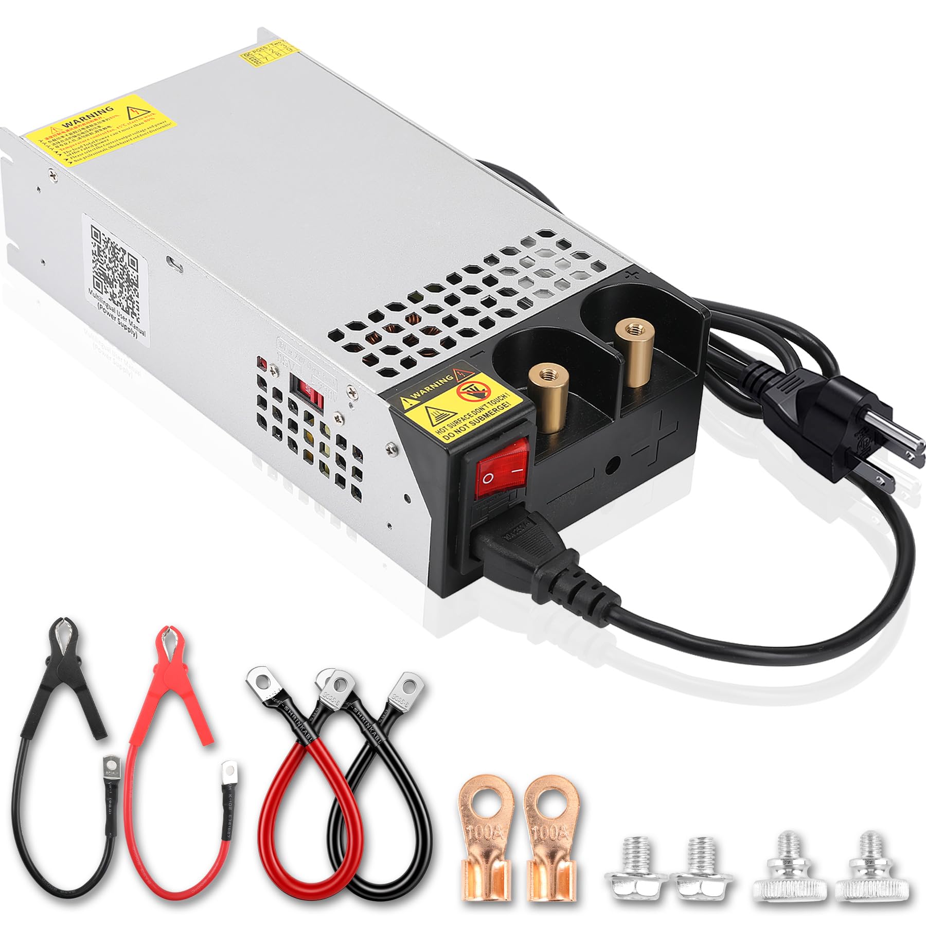 Amazon.co.jp: VIXKPIRR DC 12V 100A 1200W 電源 110V AC - 12V DC