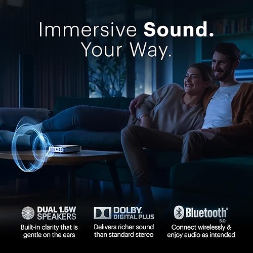 Miniatura 8 de Kodak Luma 500 Mini proyector  Proyector portátil para exteriores Full HD de 1080p con Wi-Fi, Bluetooth, HDMI y USB, sistema operativo Google TV