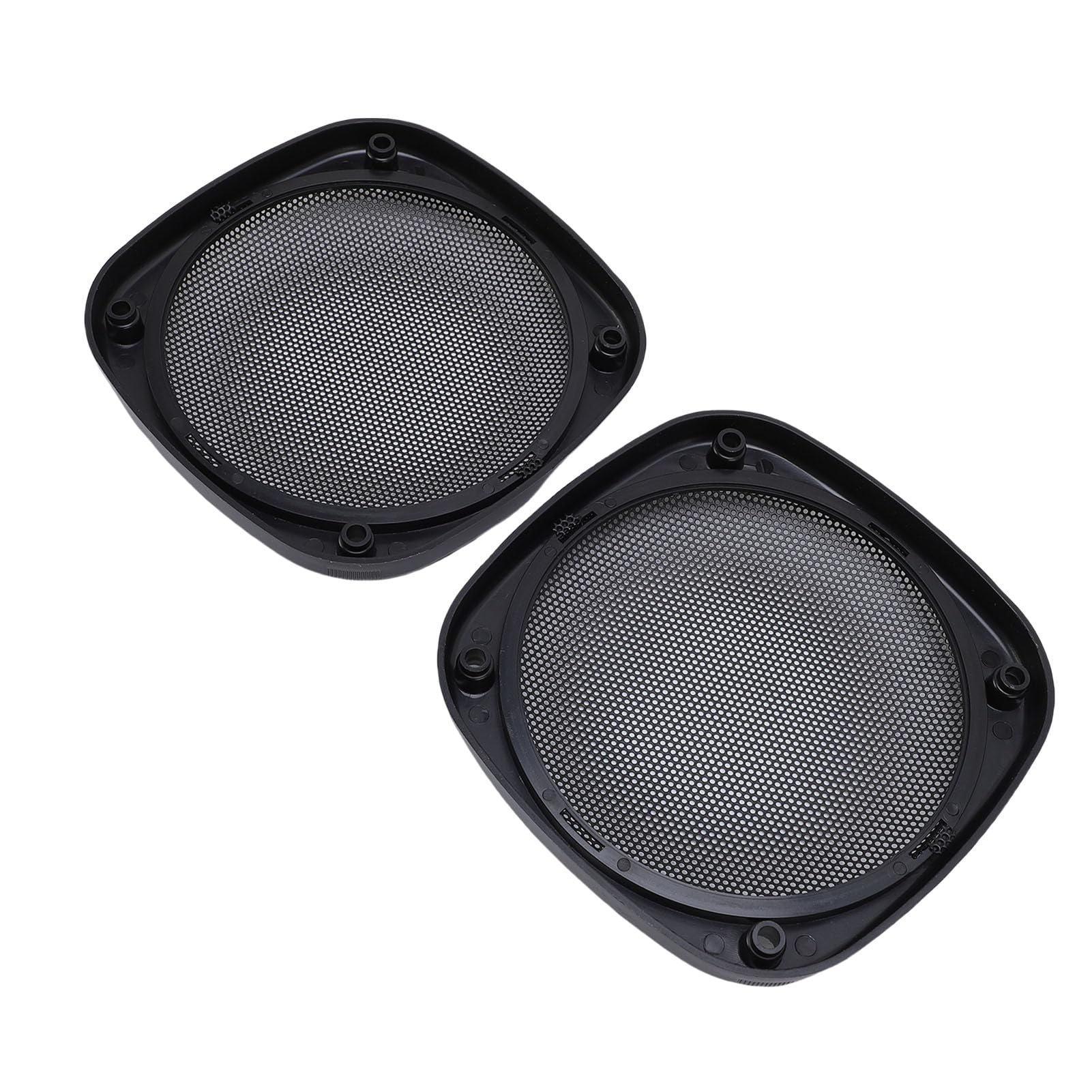Cubiertas de Rejilla para Altavoces de Techo 2 Piezas - Marco ABS 137mm con 8 Tornillos, Ideales para Cine en Casa, Coche y Marina, de Sonido