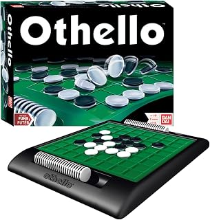 BANDAI – Othello – Strategiespiel – Brettspiel für 2 Spieler – Spieldauer 15–20 Min – Familienspiel & Spiel mit Freunden – Kinderspiel ab 7 Jahren – MH80048