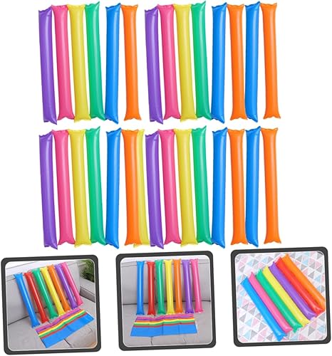 Miniatura 2 de Totority 30 piezas de reabastecimiento de combustible, juguetes deportivos, globos inflados, juguetes inflados, fabricantes de ruido, Bam Bam Bam