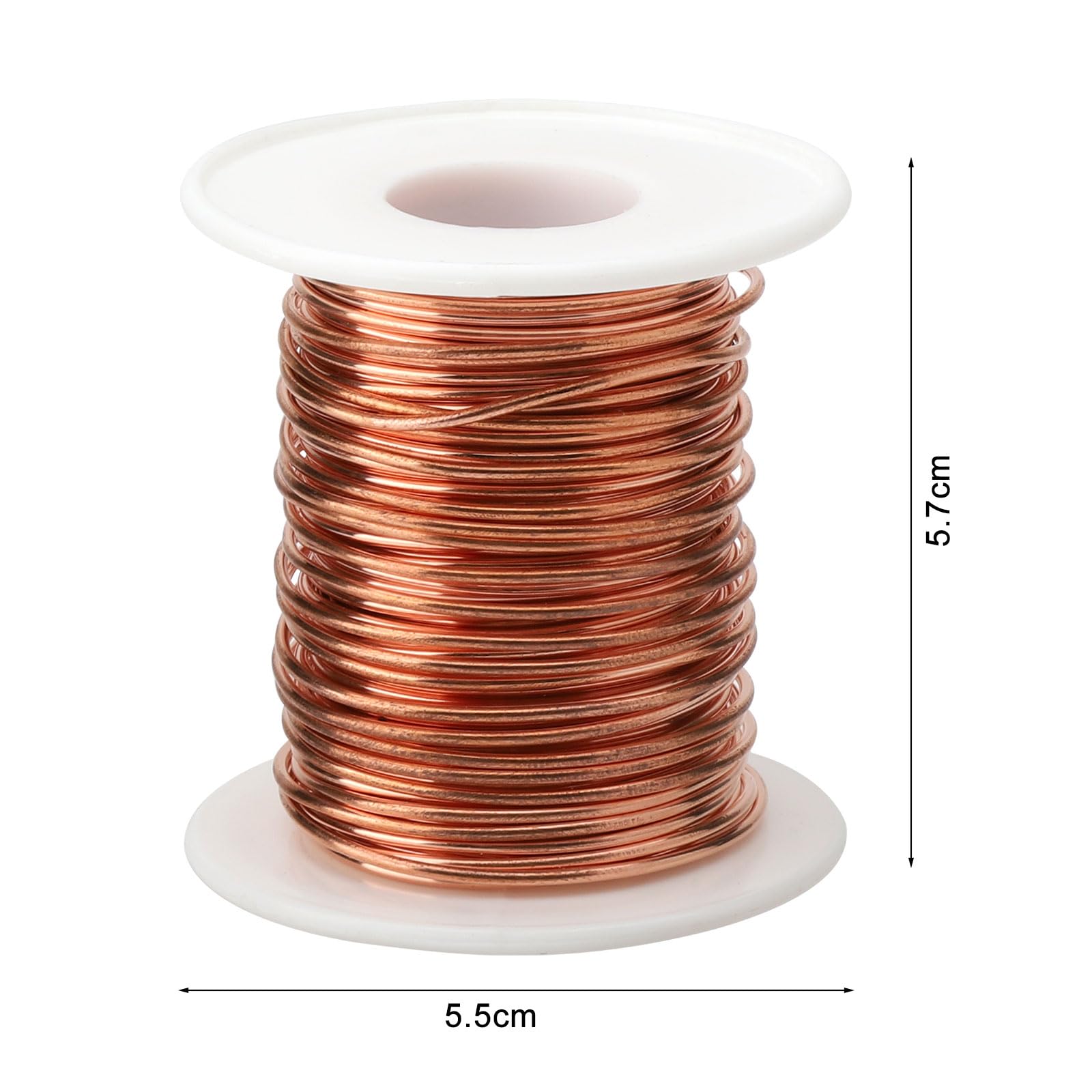 TNSLAND drut miedziany 20 m do kultury elektrycznej ogrodnictwa, 16 Gauge Blank do ogrodu, roślin i warzyw