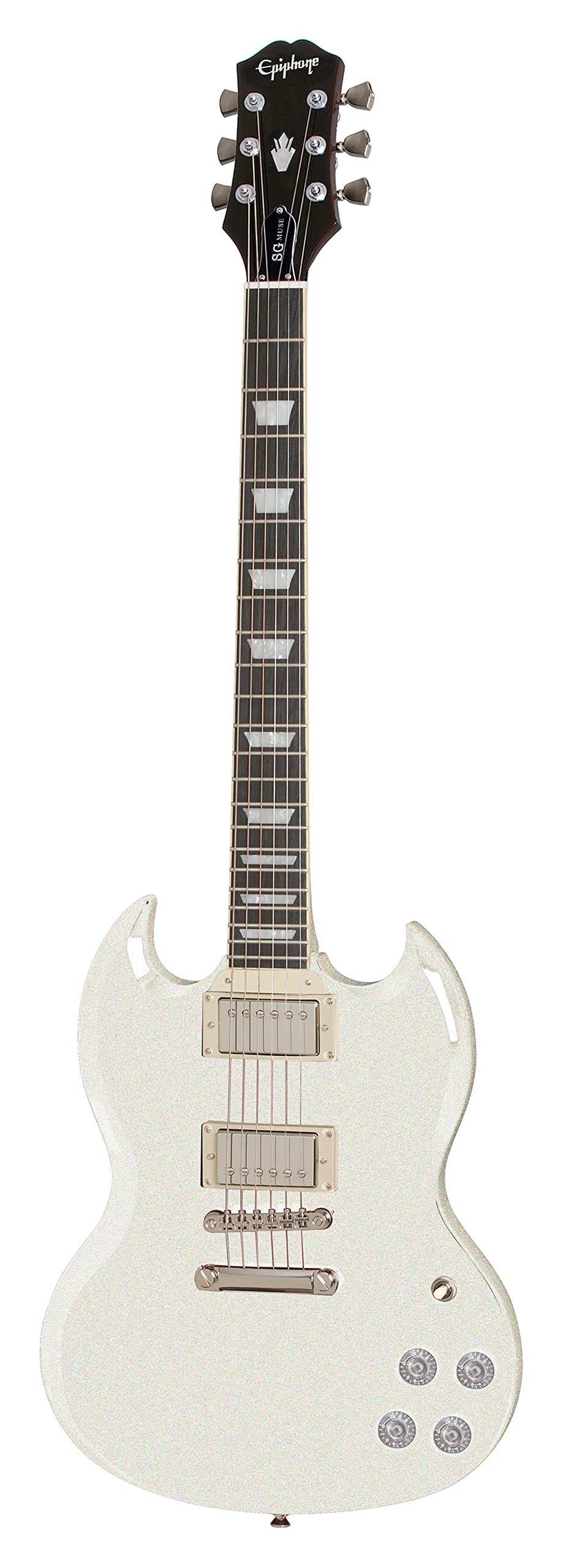 Amazon.com: Epiphone SG Muse, Pearl White Metallic : Musical