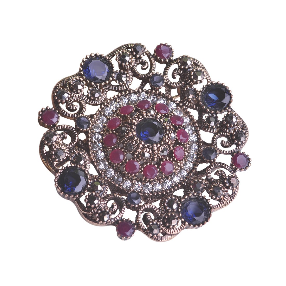 Vintage Brooch Exquisite Hollow Carved Turkish Jewelry