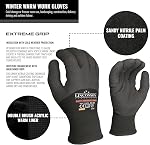 LINCONSON 3 Pack Winter Work Gloves Suitable for Construction Warehousing Mechanics Safety Performance Series
